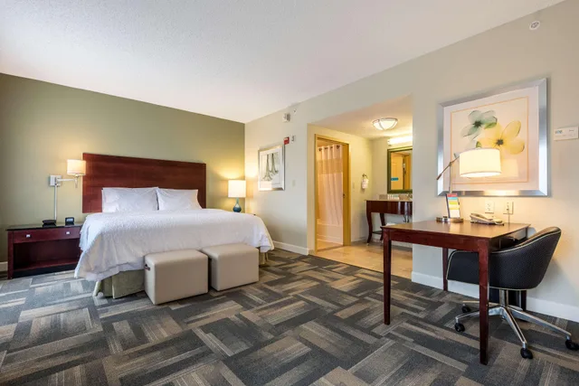 استوديو بسرير كينج، Hampton Inn & Suites Orlando-South Lake Buena Vista 2/3