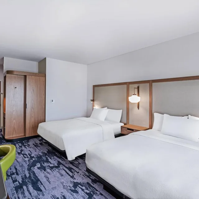 room, 2 queen beds, Fairfield Inn & Suites by Marriott Aberdeen 6/12