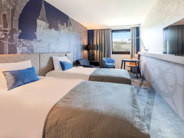 غرفة سوبيريور بسرير كوين مع أريكة، Mercure Budapest Castle Hill 4/6