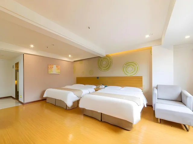 غرفة عائلية بسرير كوين، GreenTree Inn Xuancheng Jingxian Wannan First Street Express Hotel 1/2