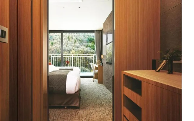 غرفة ديلوكس بسريرين منفصلين بشرفة، Traum Valley Hotel (ex. Jeongseon Grand Intoraon Hotel) 6/6