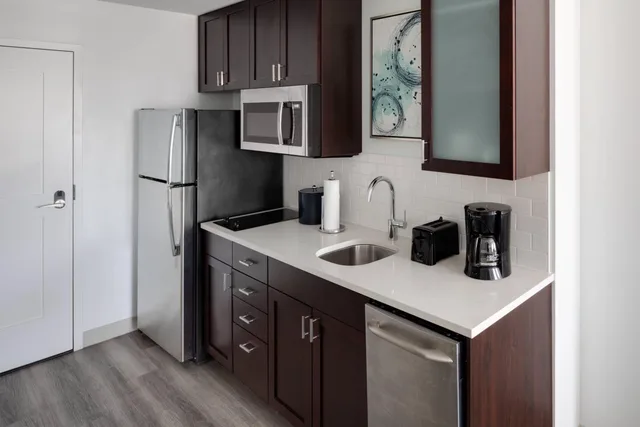 استوديو بسرير كوين، Residence Inn Stamford Downtown 4/5