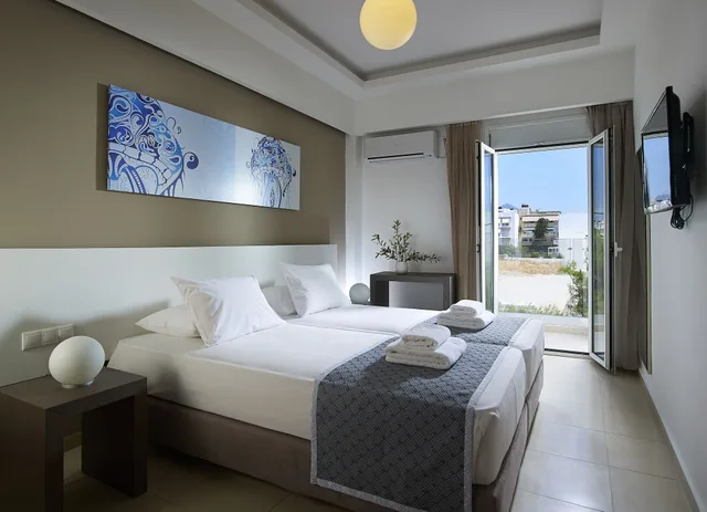 شقة استوديو بإطلالة على البحر بشرفة، Coral Apartments 2/10