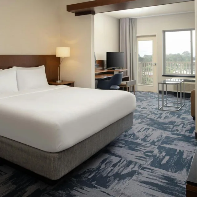 جناح بسرير كينج بشرفة، Fairfield Inn And Suites Santa Cruz 1/2