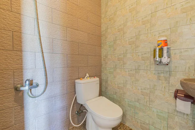 غرفة بسريرين منفصلين بإطلالة على البحر، Manta Cottage Seaview Plus 5/6