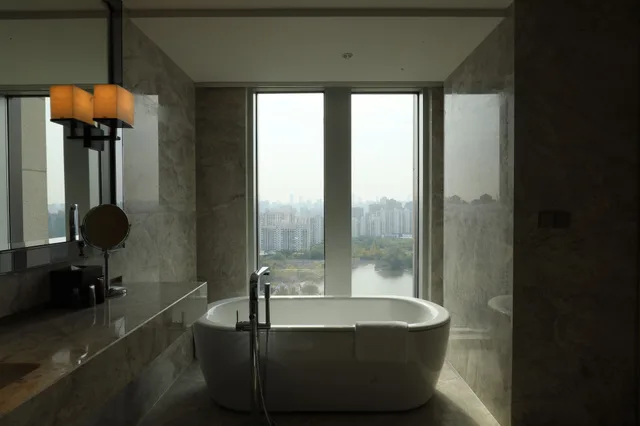 جناح كلوب بسرير كينج بإطلالة على المتنزه، Shanghai Marriott Hotel Parkview 7/7