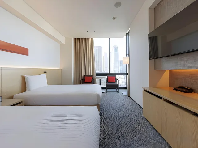 Semi Room, Deluxe, 3 Semi Double Beds، JR Kyushu Hotel Blossom Shinjuku 1/1