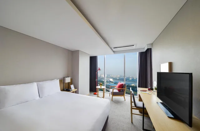 غرفة بسرير مزدوج بإطلالة على المرفأ، Harbor Park Hotel 2/5