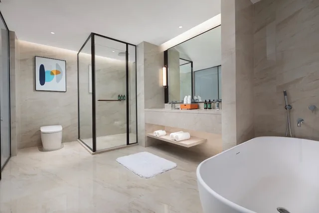 غرفة بريميوم بسرير فردي، Crowne Plaza Xiangyang Fuchun Lakeside by IHG 3/3