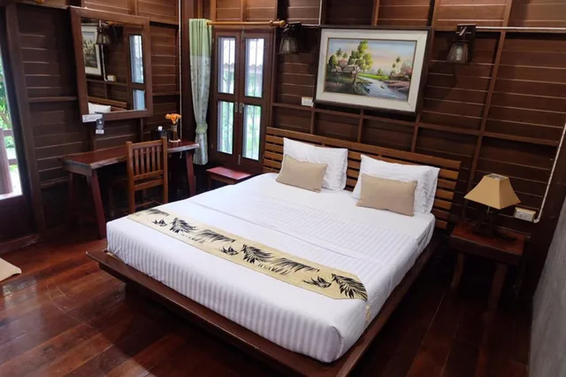 غرفة قياسية بسرير مزدوج، Ruen Purksa Resort 4/8