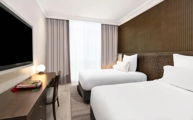 Presidential, Deluxe, Suite, Twin Beds, Partial Kaaba View، زمزم بولمان مكة(Pullman ZamZam Makkah) 4/10