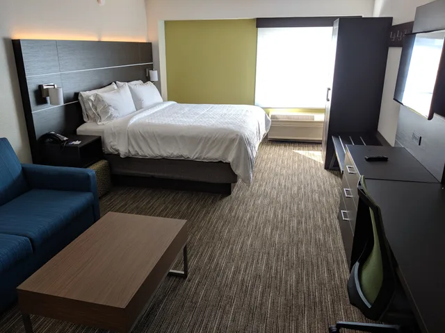 جناح بسرير كينج مع أريكة، Holiday Inn Express Hotel Suites Charlotte Concord I 85 1/3