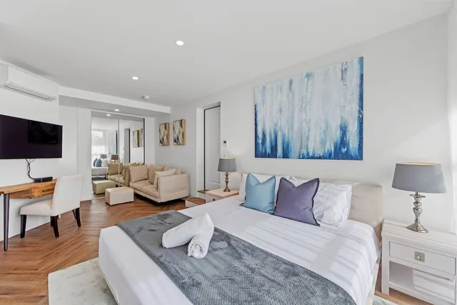 استوديو سوبيريور بسرير كينج بإطلالة على الحديقة بغرفة نوم واحدة، Burleigh Beach Tower 1/2