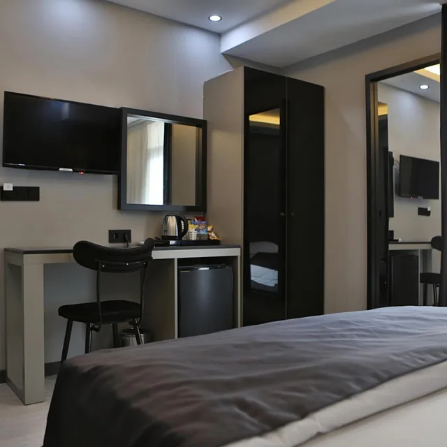غرفة ديلوكس بسرير مزدوج، Fly And Stay Airport Hotel 9/10