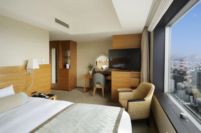 غرفة تنفيذية بسرير مزدوج في طابق مرتفع، JR Tower Hotel Nikko Sapporo 3/7