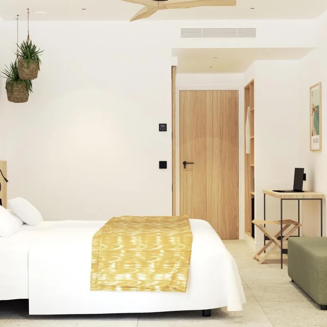غرفة بسرير مزدوج أو سريرين منفصلين، Tangerine by Honne Hotels - Adults Only 6/9