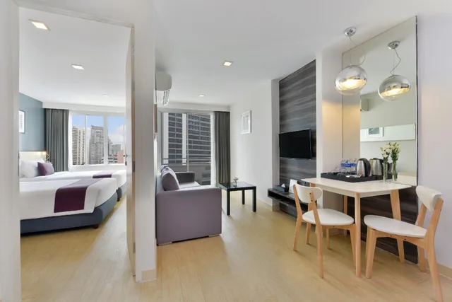 جناح تنفيذي بسرير كينج بغرفة نوم واحدة، Arize Hotel Sukhumvit 2/2