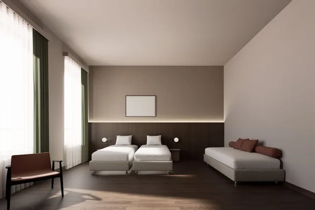 غرفة كلاسيكية ثلاثية، Hotel Grand'Italia 4/10