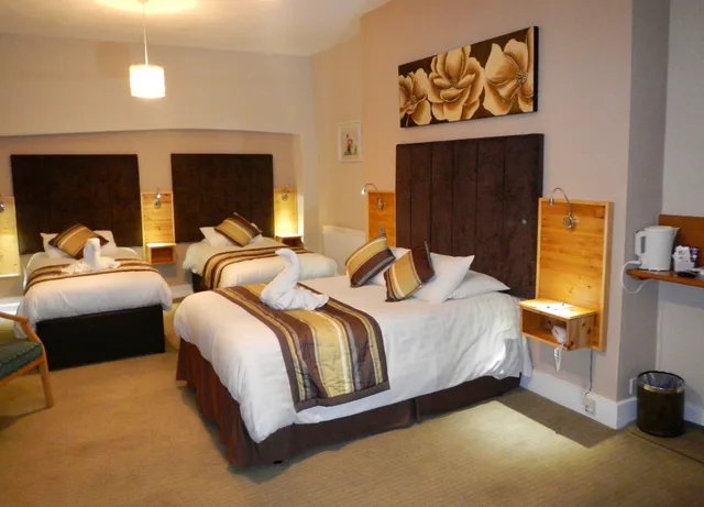 غرفة ثلاثية بسرير مزدوج وسرير فردي، The Burton Hotel and Cloud Nine 1/5