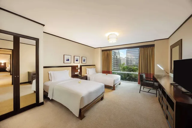جناح ديلوكس بسرير كينج بغرفتي نوم، CONRAD BANGKOK RESIDENCES 3/9
