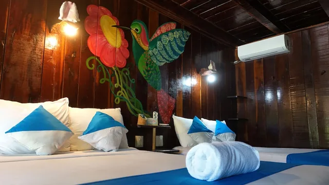 جناح جونيور بسريرين كوين بإطلالة على البحر، Eco Cabanas Blue Kay 2/6