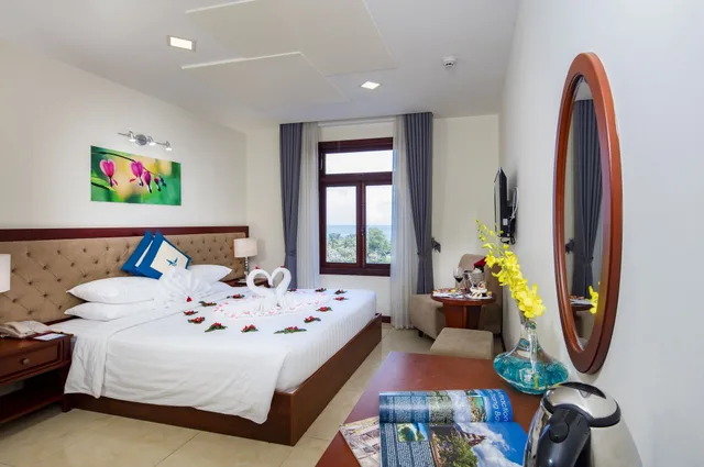 غرفة ديلوكس بسرير مزدوج بإطلالة على البحر، Apus Hotel 5/7