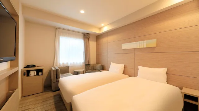 Economy, Twin Beds, Night View، VIAINN HIGASHI GINZA 1/1