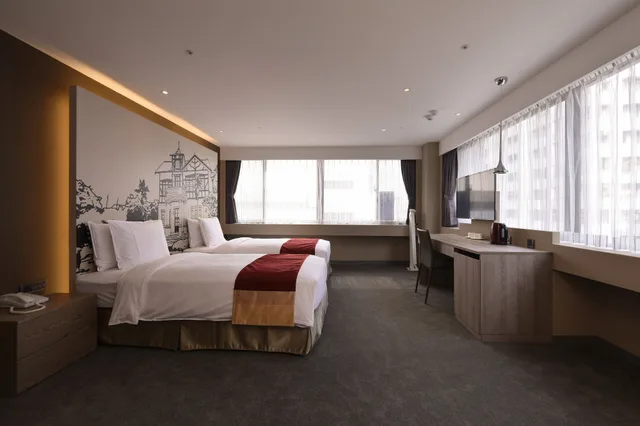 غرفة تنفيذية بسريرين منفصلين، Green World Hotels Zhongxiao Taipei 1/6