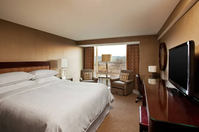 غرفة كلوب بسرير كينج، Sheraton Valley Forge King of Prussia 2/5