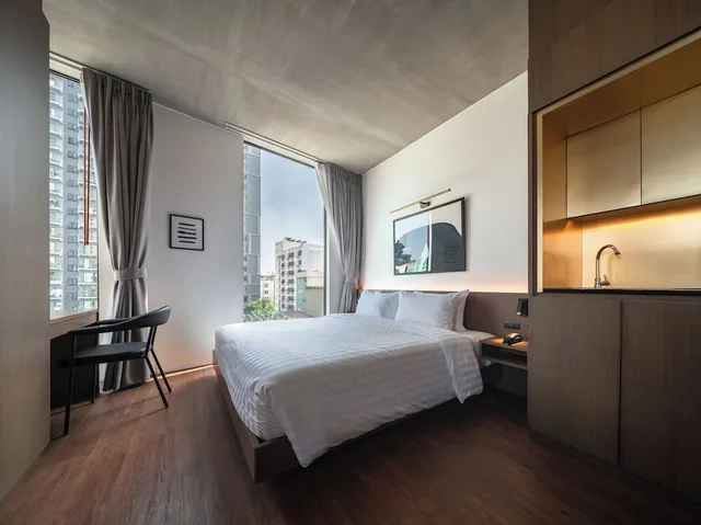 غرفة تنفيذية بسرير كينج، Norma Hotel Sathorn 3/5