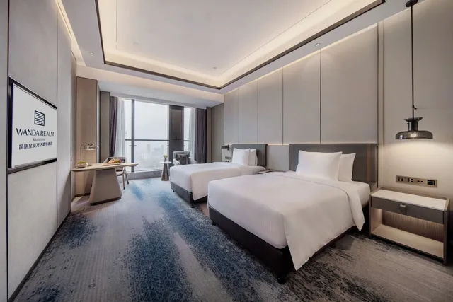 غرفة تنفيذية بسريرين مزدوجين، Wanda Realm Kunming 2/4