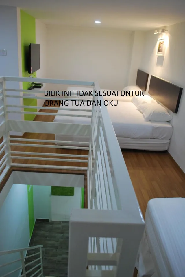 غرفة عائلية بسرير مزدوج وسريرين منفصلين، Apple Inn Hotel 2/2
