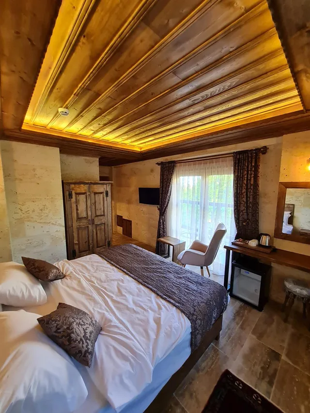 غرفة ديلوكس بسرير مزدوج بشرفة، Flavia Cappadocia Hotel 4/10