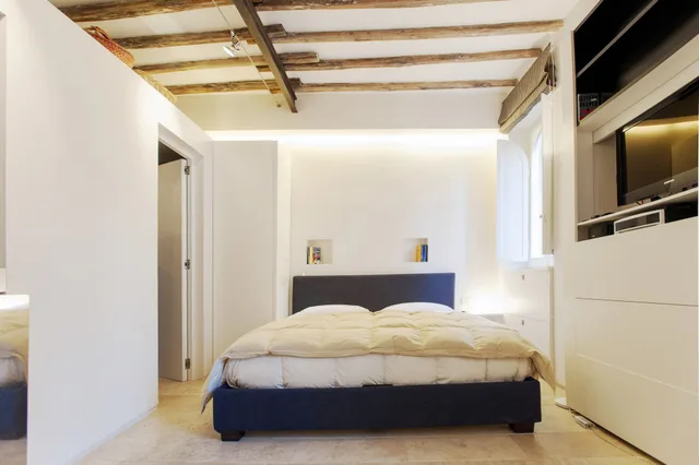 استوديو بسرير كوين، Oro - WR Apartments near Castel Sant Angelo 2/5