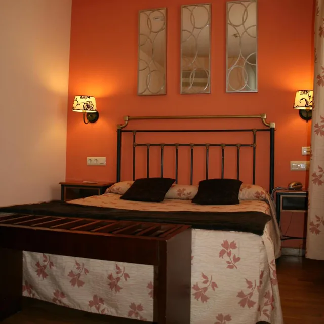 غرفة بسرير مزدوج أو سريرين منفصلين، La Casa Mudejar Hotel Spa 6/10