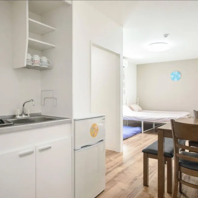 غرفة رباعية بحمام خاص، Osaka Tsuruhashi Tei Hotel Asahi Group 6/7