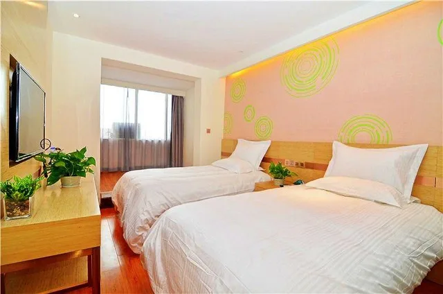 غرفة بسريرين، GreenTree Inn XiAn Xincheng District Raily Station Wukou Metro Station Hotel 1/1