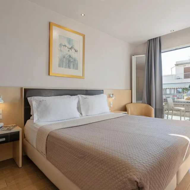 Room, Double or Twin Bed, Balcony, Piraeus City Hotel 3/10