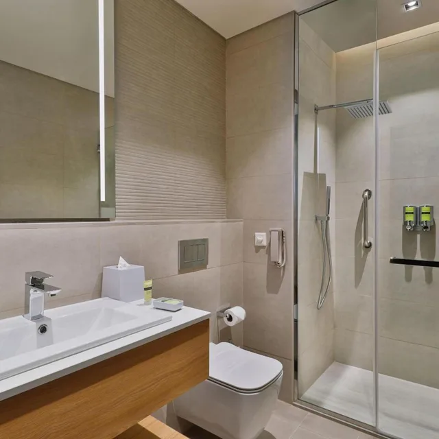 1 Bedroom, Apartment, King Bed, Creek View, Sofa، Element Al Jaddaf, Dubai 7/8