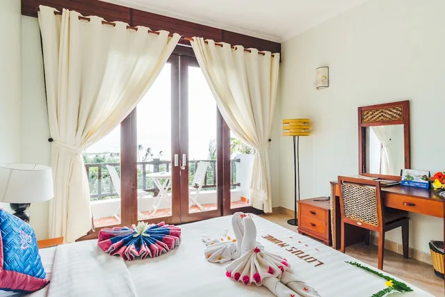 غرفة بريميوم بانورامية بسرير كوين بإطلالة، Lotus Muine Beach Resort Spa 2/3