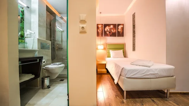 جناح بانورامي بسرير مزدوج وسرير فردي بإطلالة على البحر، Forest Park Hotel 5/8