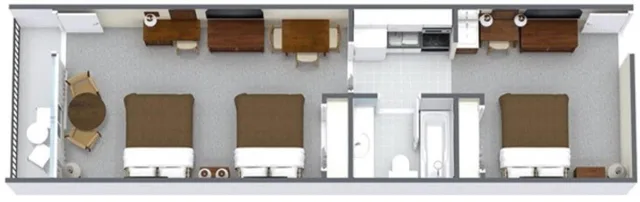 Renovated, 2 Rooms, Suite, 3 Queen Beds, Ocean Front، Holiday Sands South 6/7