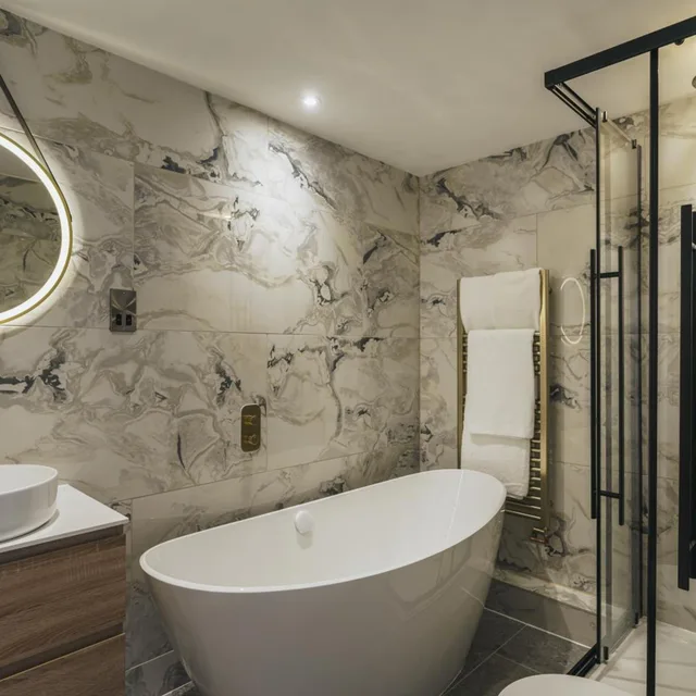 غرفة بسرير كينج، The Old Quay House Hotel 5/7