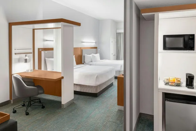 Suite, 2 Queen Beds, Trundle Bed, Sofa, Large, Accessible, SpringHill Suites Detroit Auburn Hills 9/9