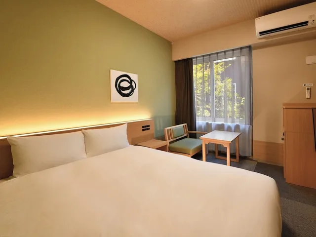 غرفة اقتصادية بسريرين منفصلين بغرفة نوم واحدة في الملحق، Grandvrio Hotel Nara Wakura 1/2