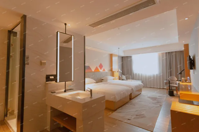 غرفة بزنس بسريرين منفصلين، Borrman Hotel (Huizhou Boluo Overseas Chinese Middle School) 1/1