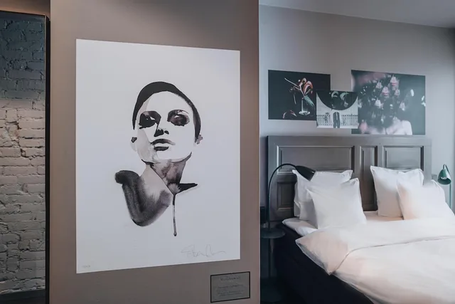 غرفة بسرير كينج، Story Hotel Signalfabriken 5/8