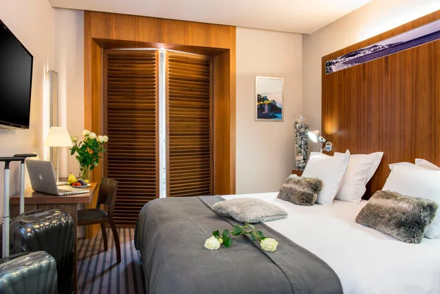 غرفة سوبيريور بسرير كينج، Hotel Beau Rivage 3/5