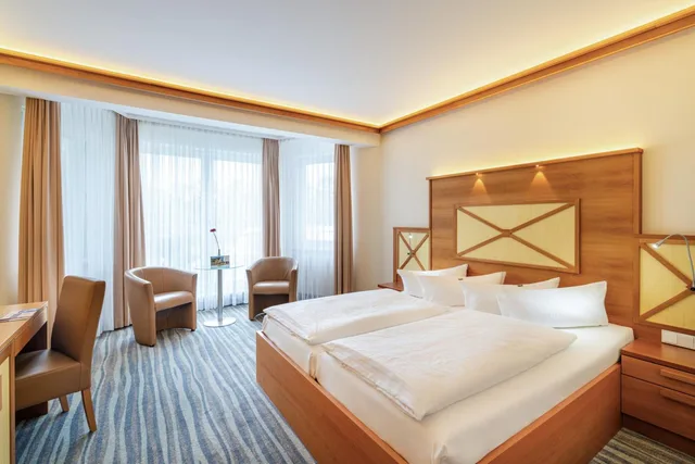 غرفة اقتصادية بسرير مزدوج، Strandhotel Seerose 2/3