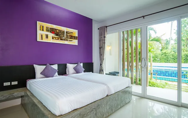 غرفة ديلوكس بسريرين منفصلين بإطلالة على المسبح، The Fong Krabi Resort 1/3